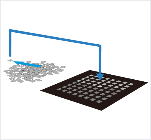 ［Image］Tray setter： 小尺寸单片用托盘排列机